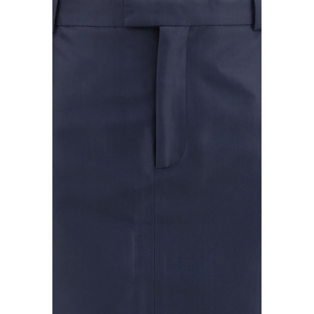 Gucci Blue Silk Skirt | Regal Royce