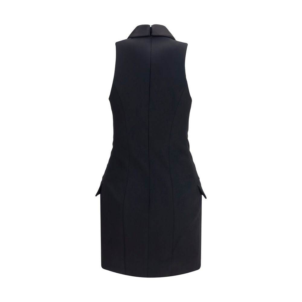 Balmain Black Wool Oves Aries Casual Dress | Regal Royce