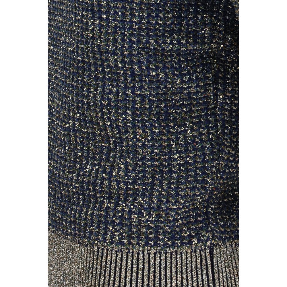 Balmain Blue Polyamide Sweatshirt | Regal Royce