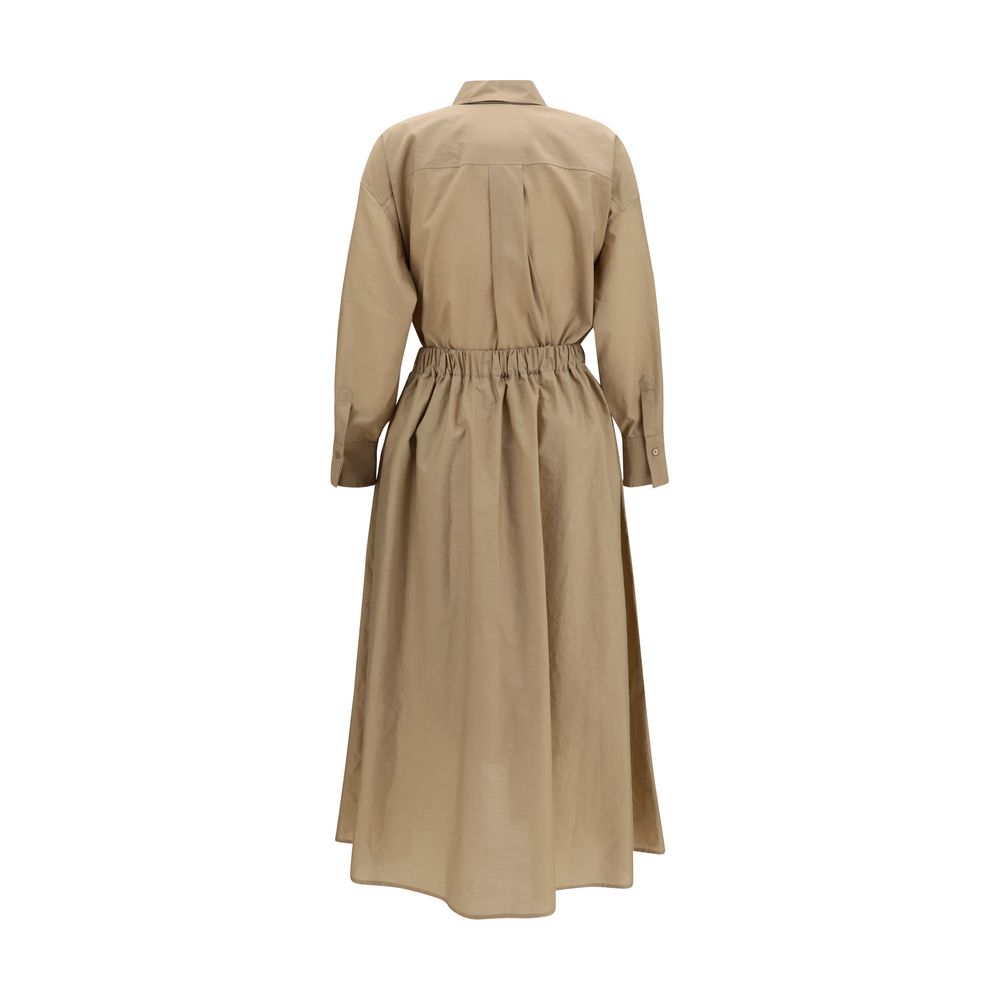 Brunello Cucinelli Beige Cotton Casual Dress | Regal Royce