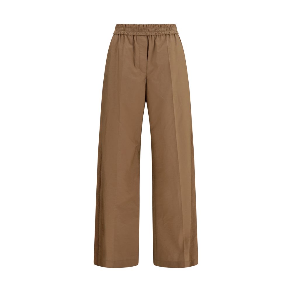 Brunello Cucinelli Brown Cotton Casual Pants | Regal Royce