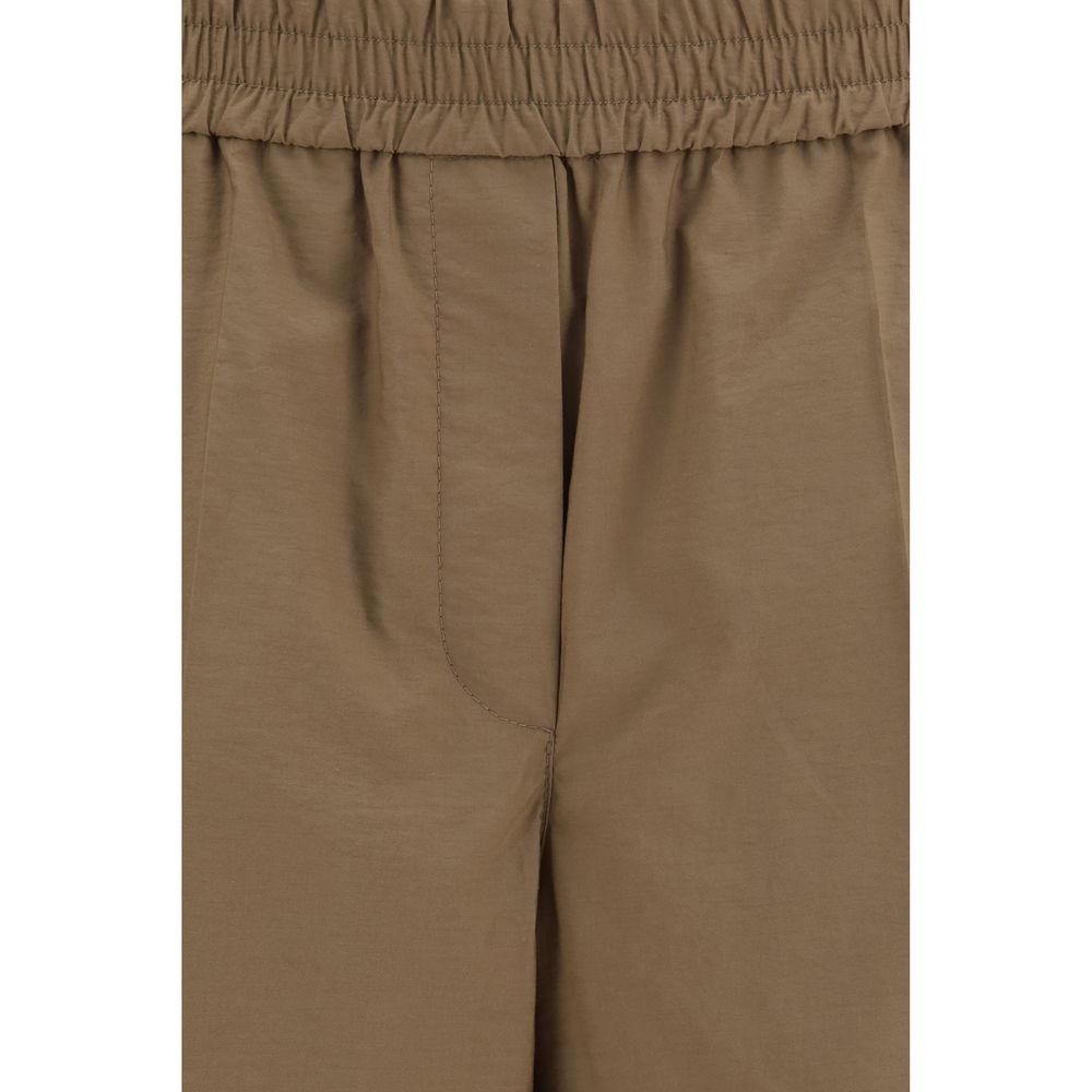 Brunello Cucinelli Brown Cotton Casual Pants | Regal Royce