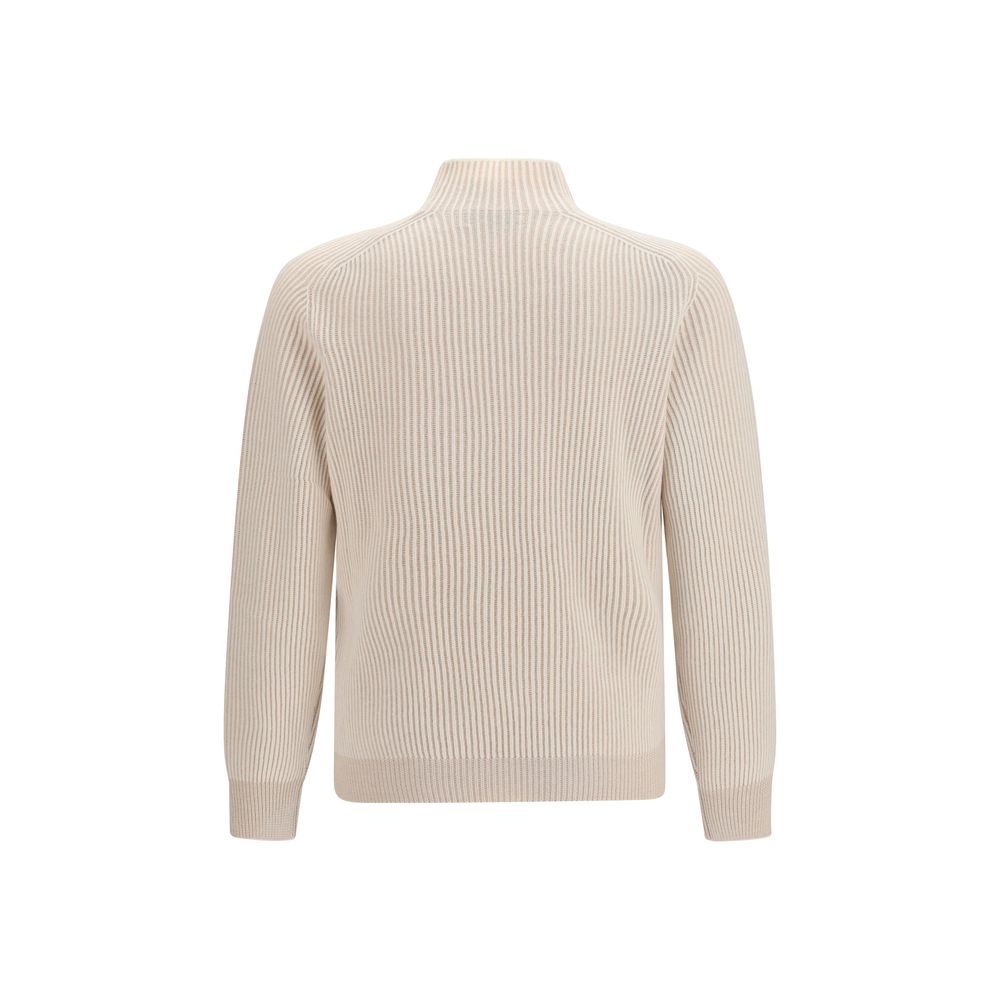 Brunello Cucinelli Beige Cashmere Turtleneck | Regal Royce