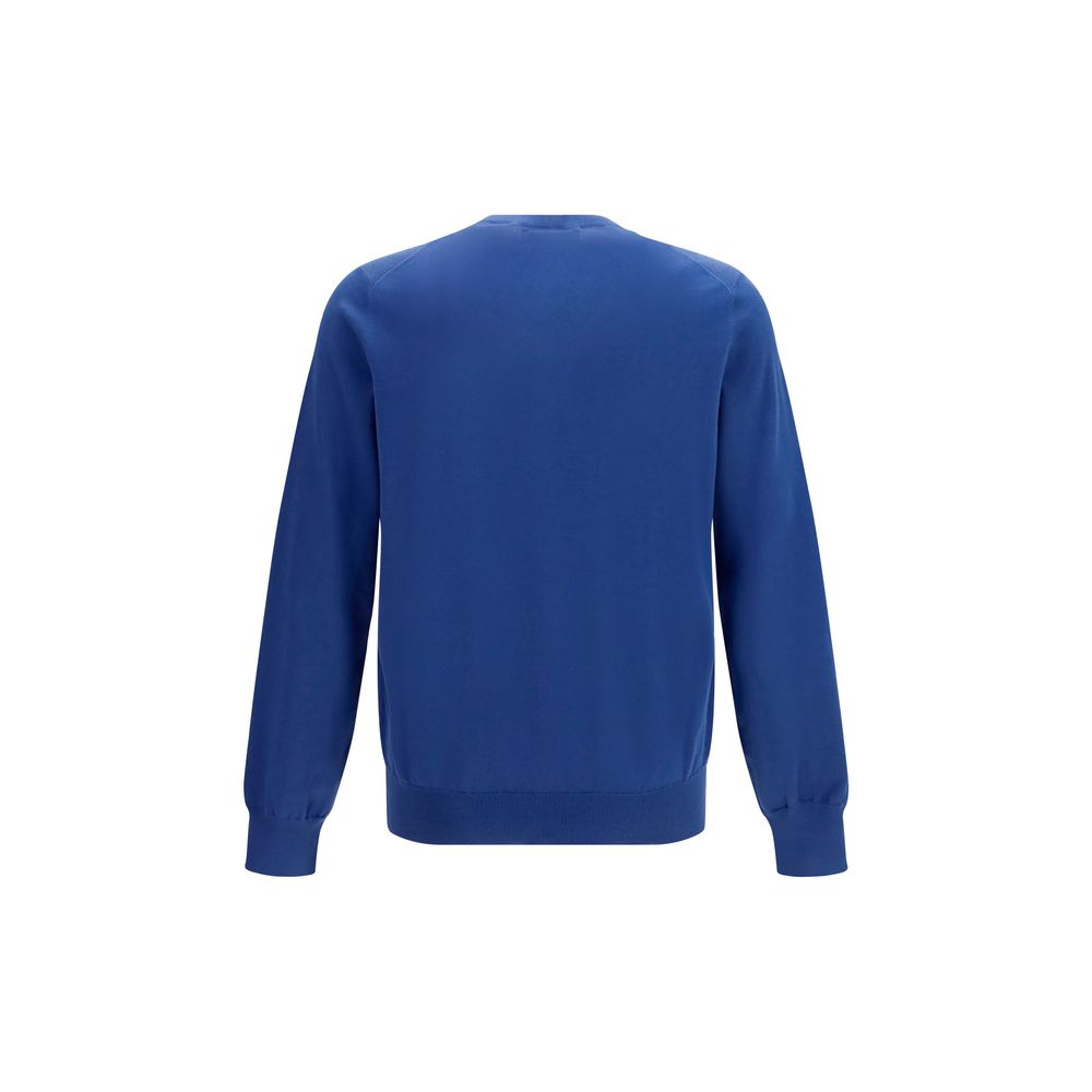 Brunello Cucinelli Blue Cotton Sweatshirt | Regal Royce