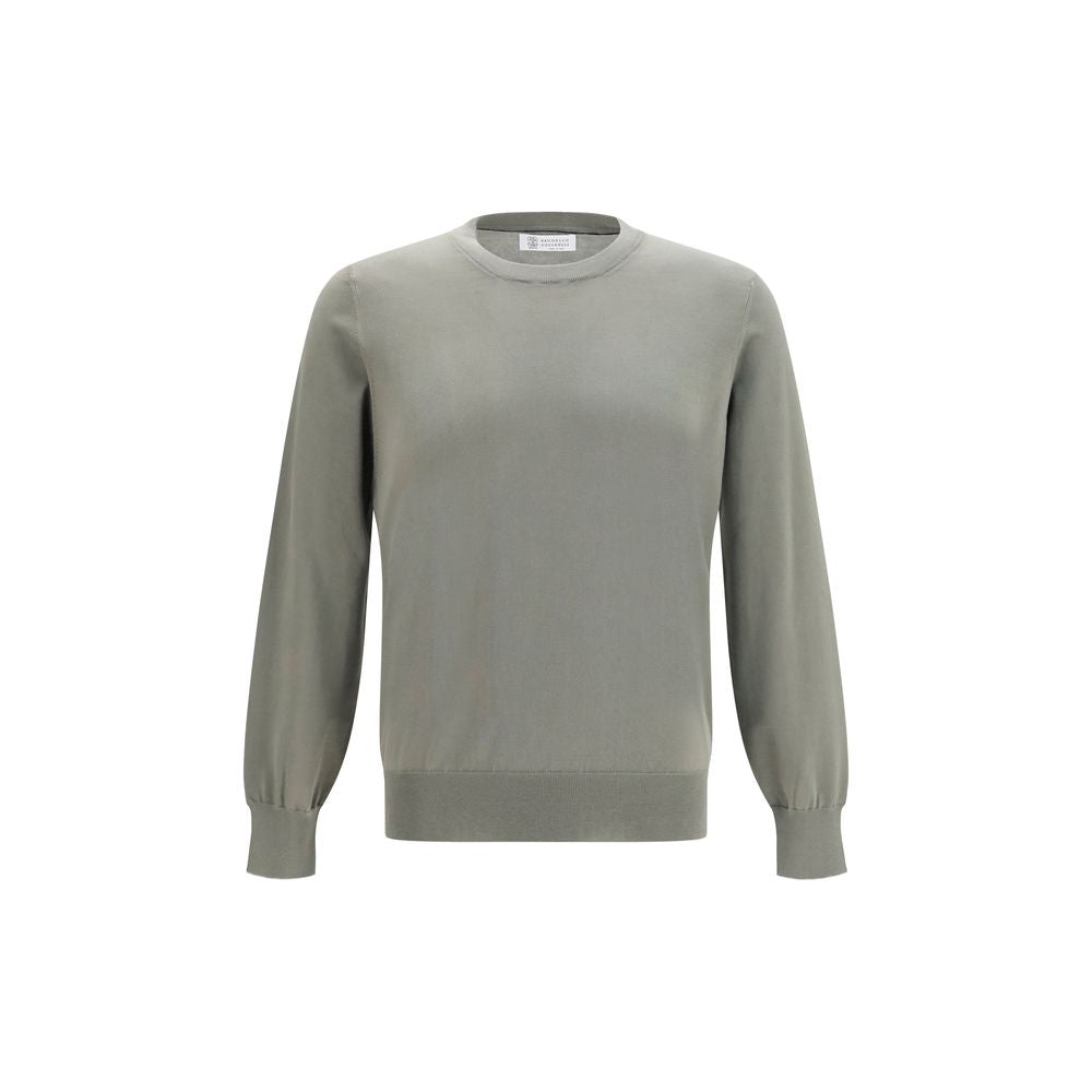 Brunello Cucinelli Bicolor Cotton Sweatshirt | Regal Royce