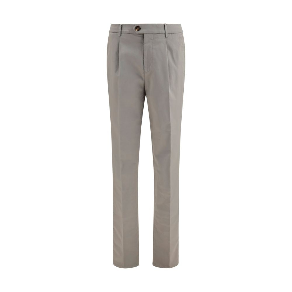 Brunello Cucinelli Bicolor Cotton Chino Pants | Regal Royce