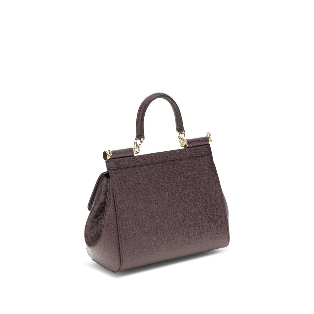Dolce & Gabbana Brown Calf Leather Bos Taurus Shoulder Bag | Regal Royce