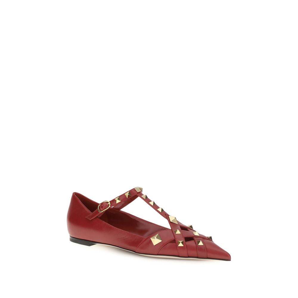 Valentino Garavani Multicolor Goatskin Ballet Flats | Regal Royce