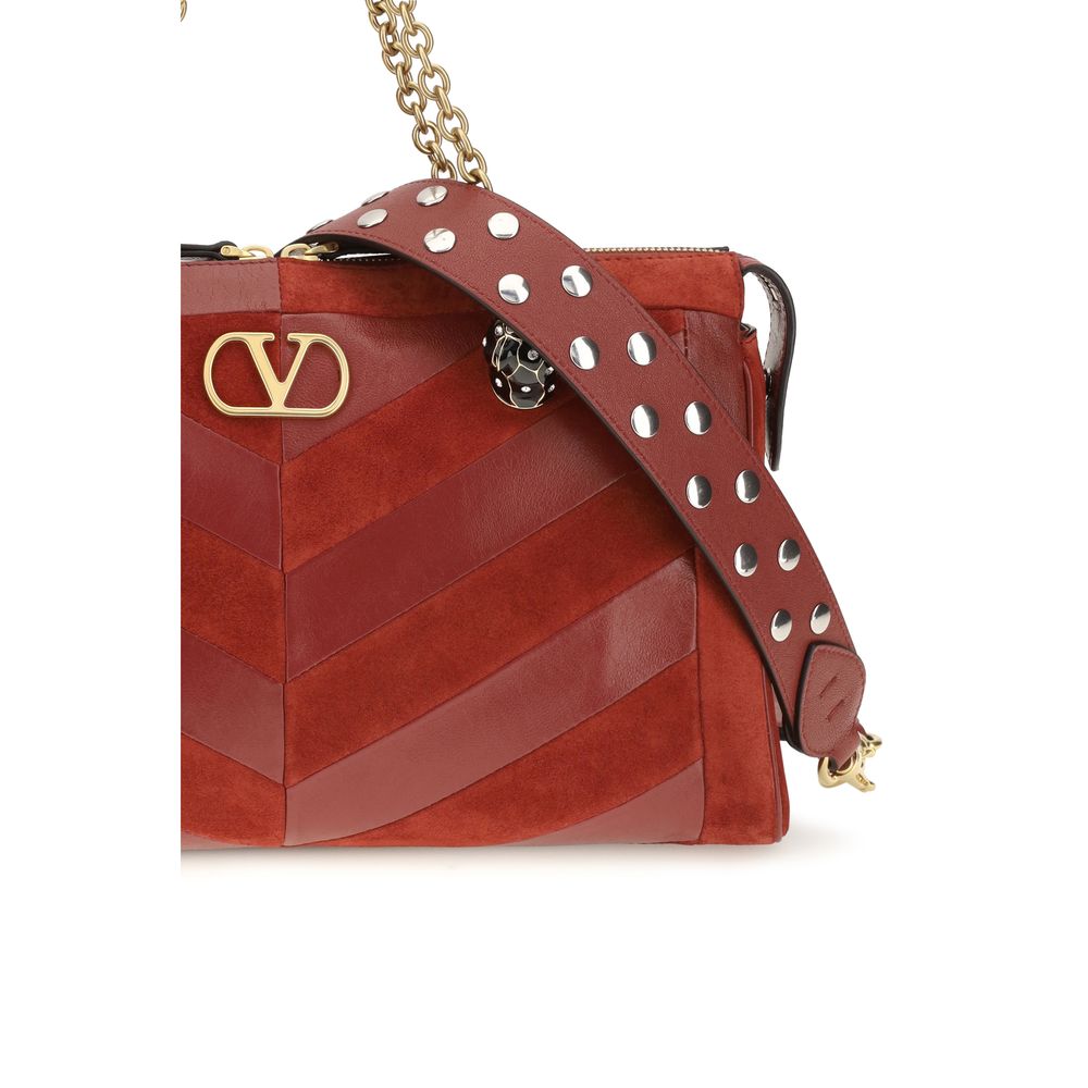 Valentino Garavani Multicolor Calf Leather Bos Taurus Shoulder Bag | Regal Royce