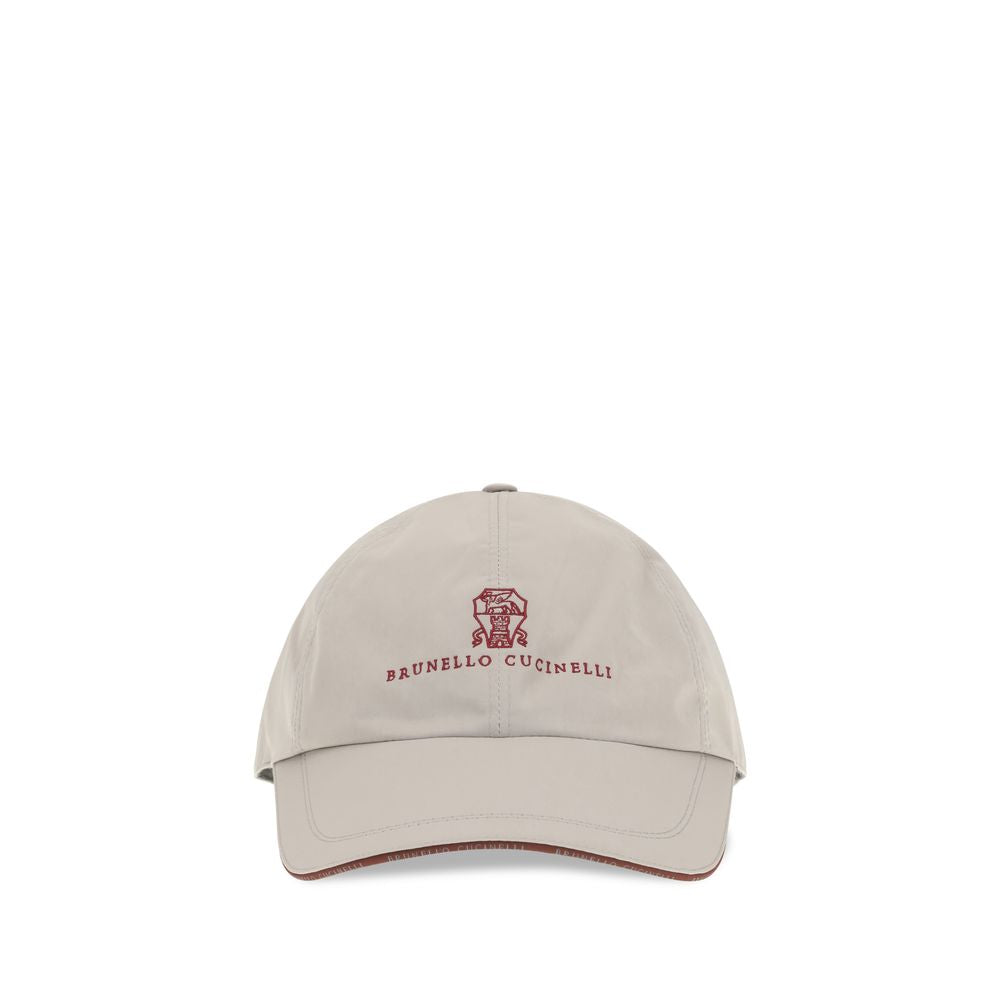 Brunello Cucinelli Gray Polyester Cap (Baseball Hat) | Regal Royce