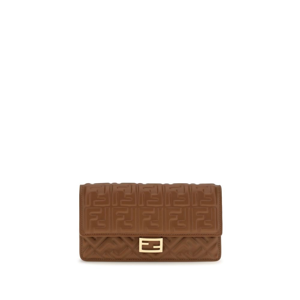 Fendi Brown Calf Leather Bos Taurus Wallet | Regal Royce