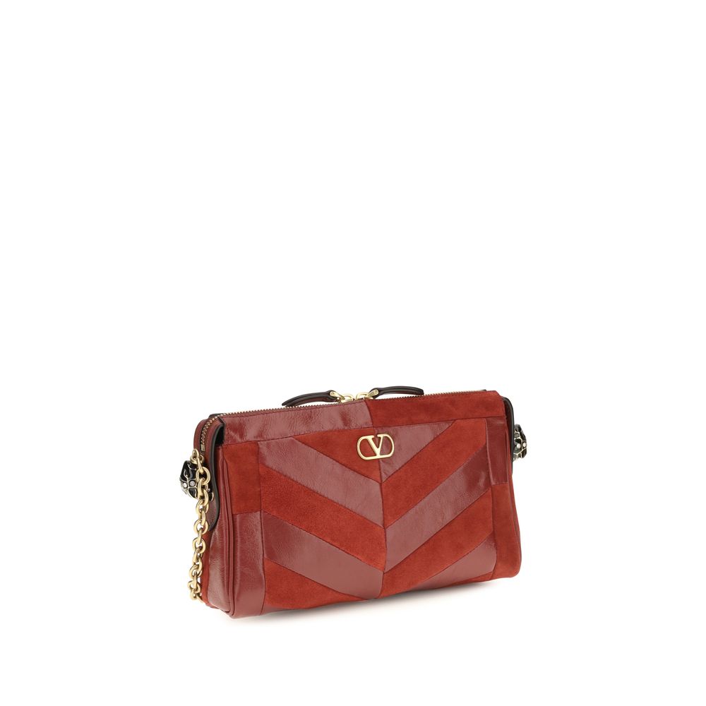 Valentino Garavani Multicolor Calf Leather Bos Taurus Shoulder Bag | Regal Royce