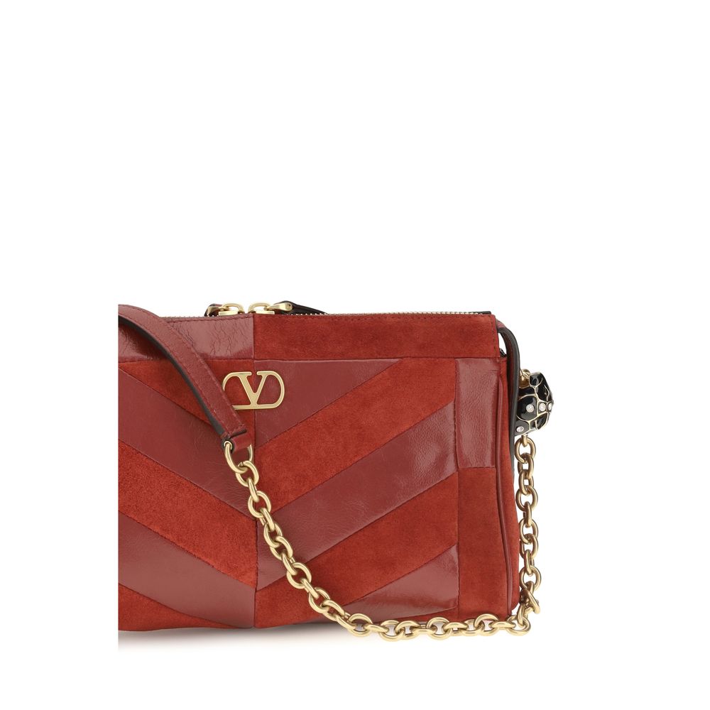 Valentino Garavani Multicolor Calf Leather Bos Taurus Shoulder Bag | Regal Royce
