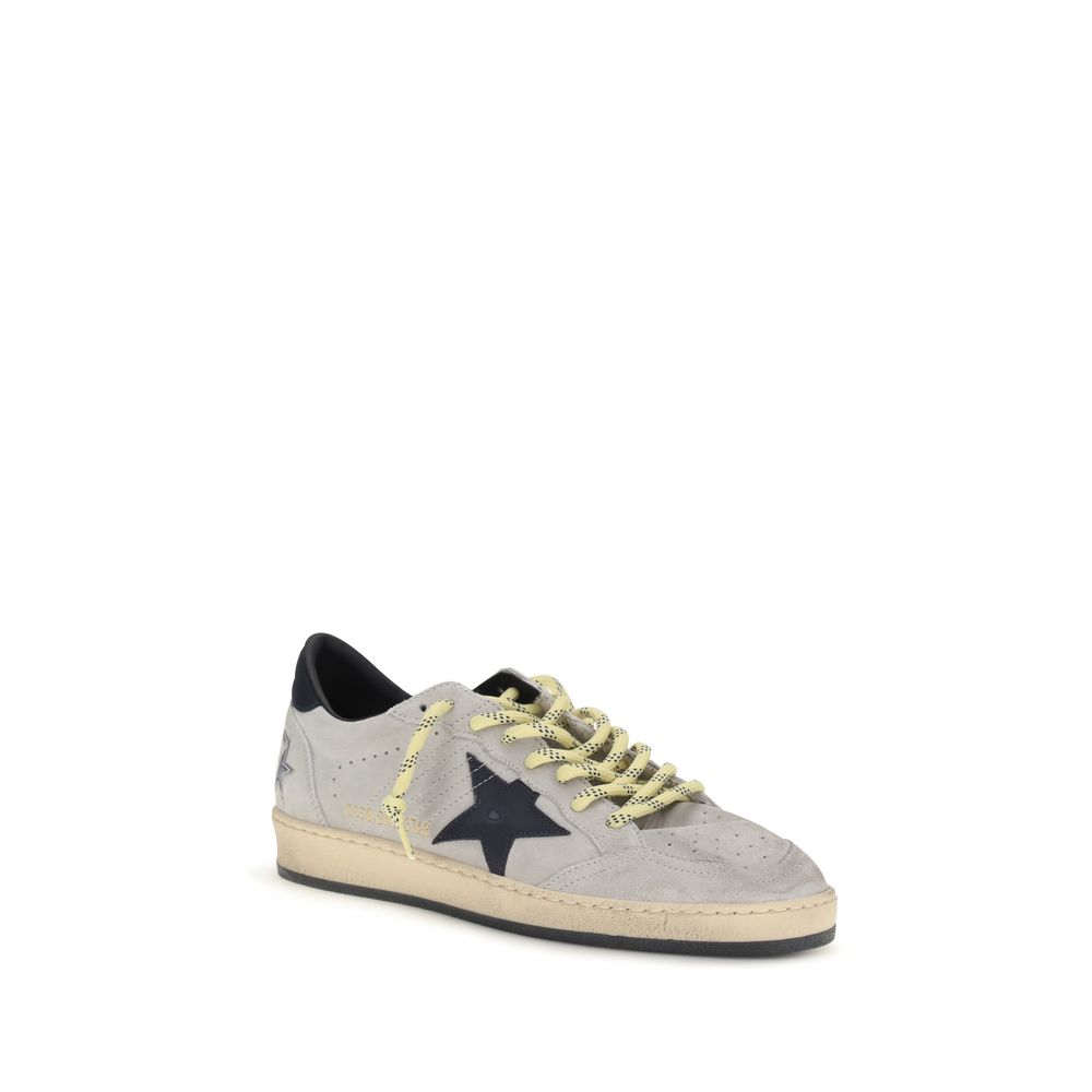 Golden Goose Gray Calf Leather Bos Taurus Sneakers | Regal Royce