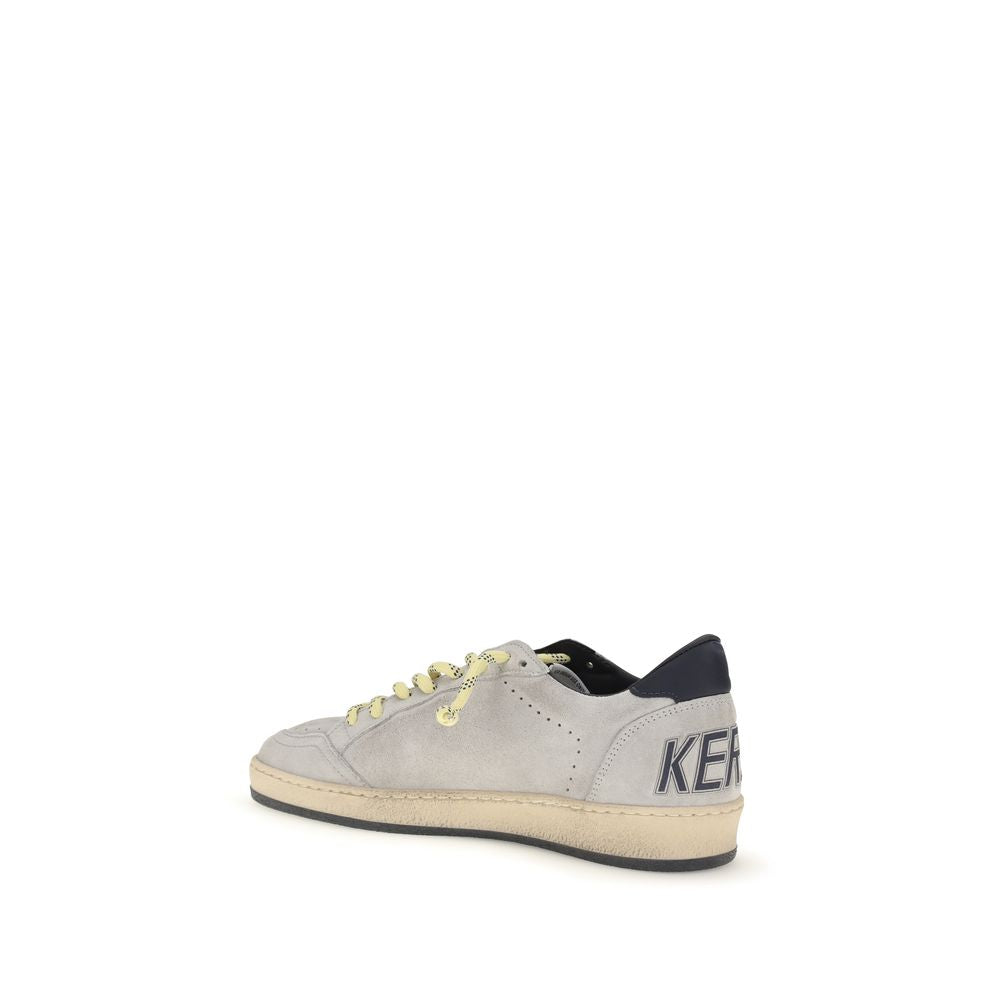 Golden Goose Gray Calf Leather Bos Taurus Sneakers | Regal Royce