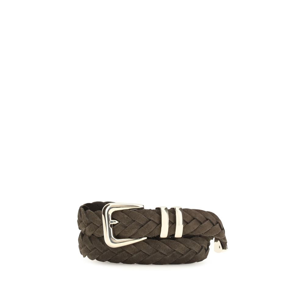Brunello Cucinelli Brown Calf Leather Bos Taurus Regular Belt | Regal Royce