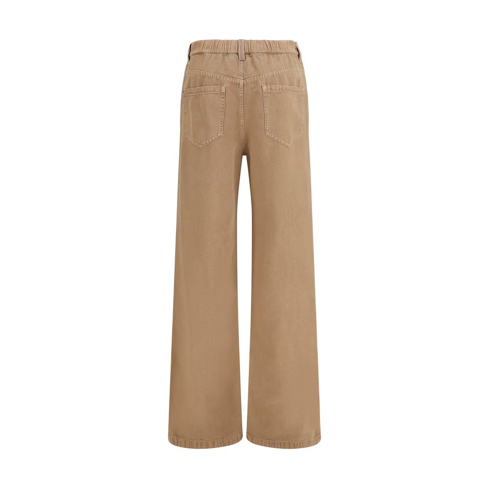Brunello Cucinelli Beige Cotton Jeans Denim | Regal Royce