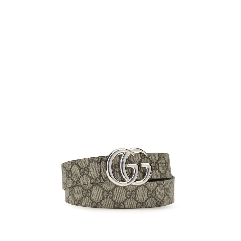 Gucci Beige Calf Leather Bos Taurus Regular Belt | Regal Royce