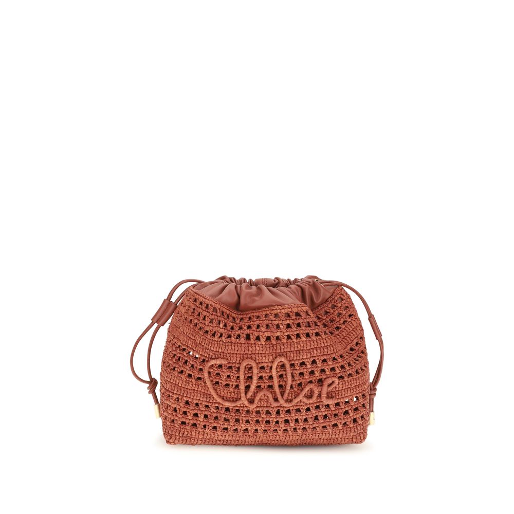 Chloé Multicolor Raffia Shoulder Bag | Regal Royce