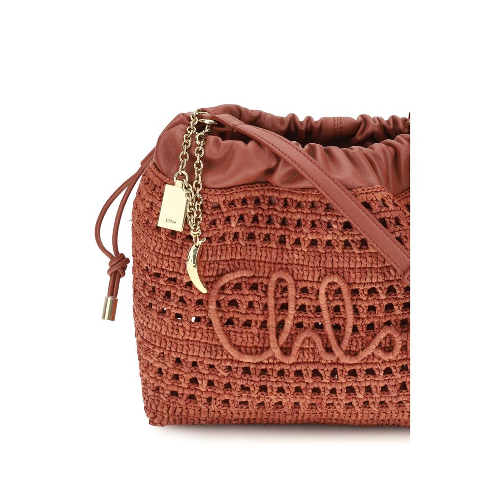 Chloé Multicolor Raffia Shoulder Bag | Regal Royce