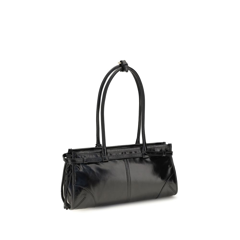 Prada Black Calf Leather Bos Taurus Handbag | Regal Royce