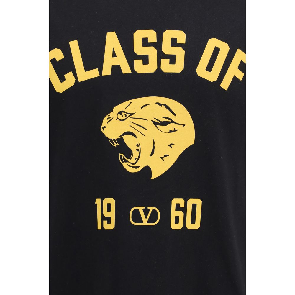 Valentino Black Cotton T-Shirt | Regal Royce