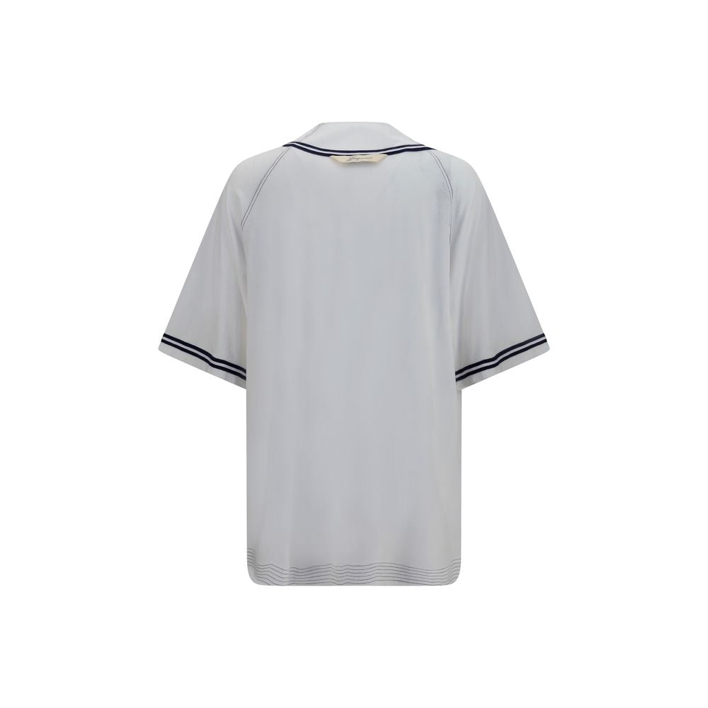 Jacquemus White Cotton Pattern Shirt | Regal Royce