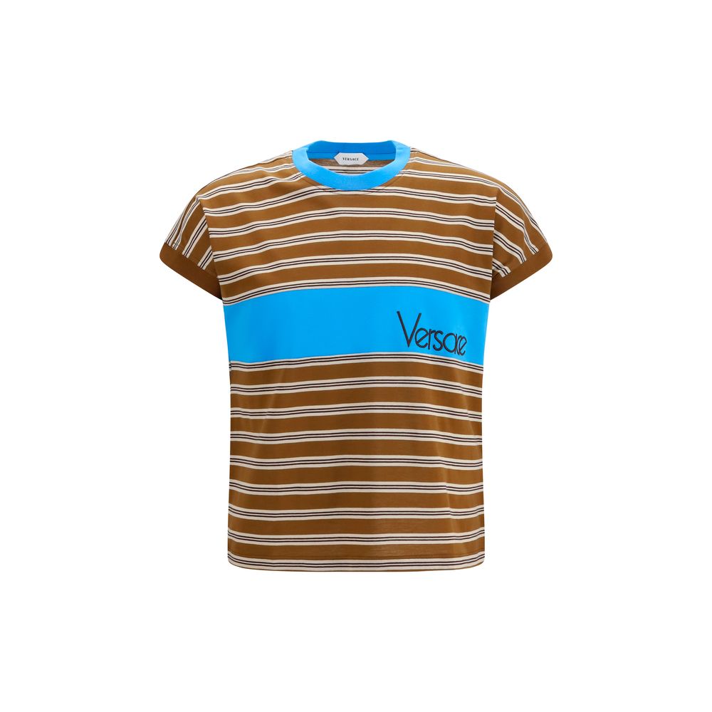 Versace Brown Cotton T-Shirt | Regal Royce