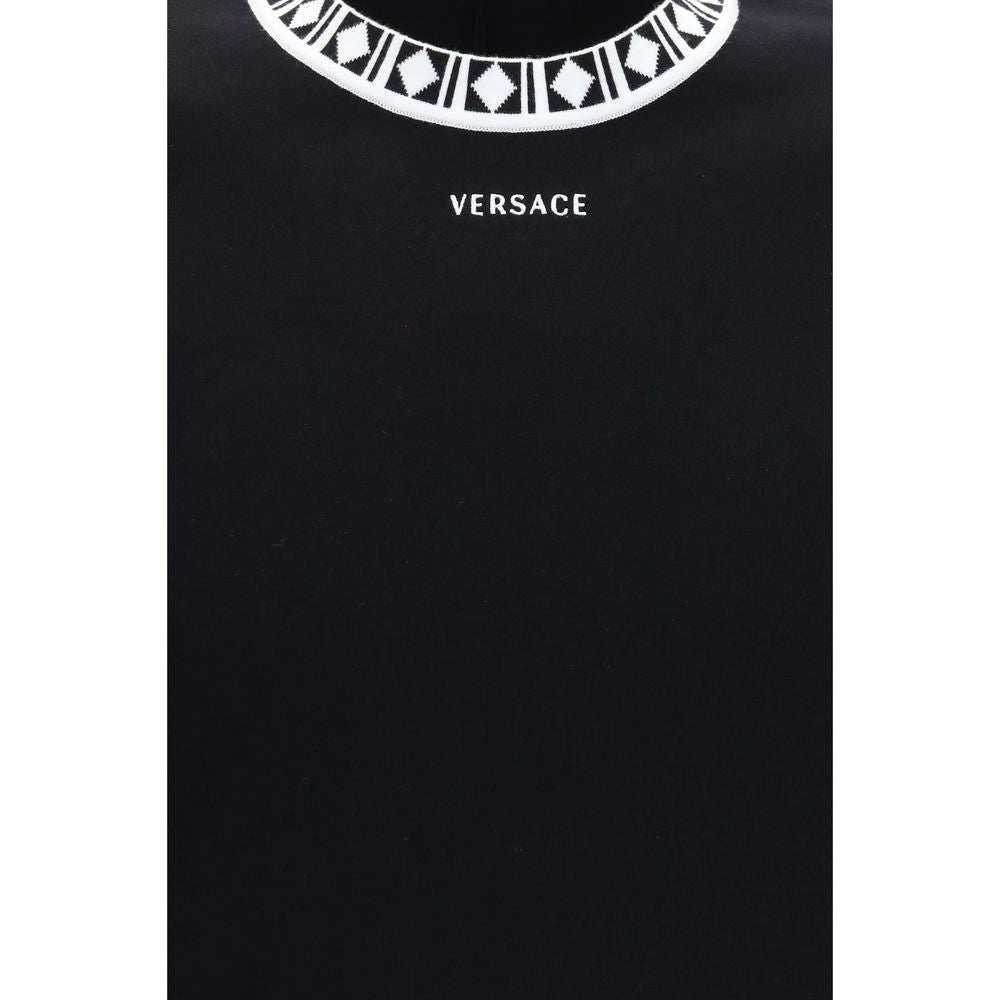 Versace Black Cotton T-Shirt | Regal Royce