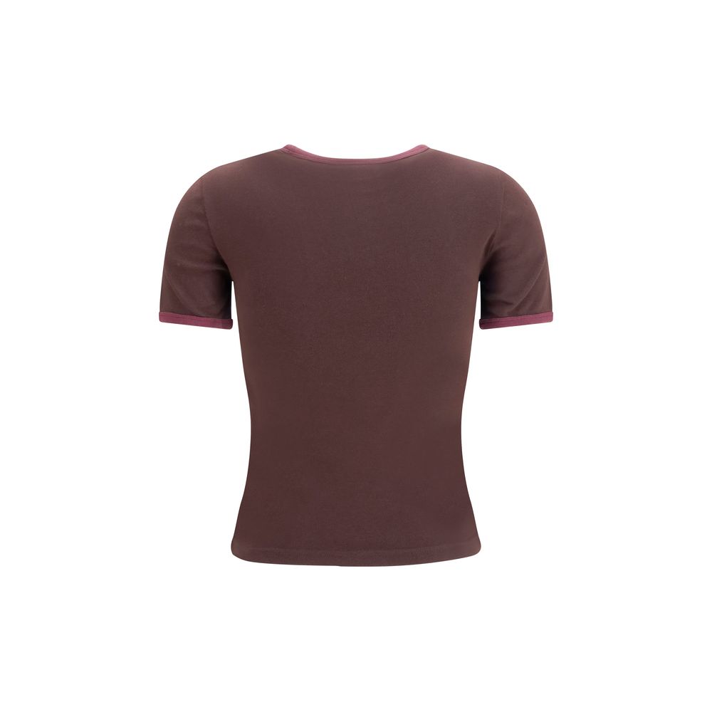 Courrèges Brown Cotton T-Shirt | Regal Royce