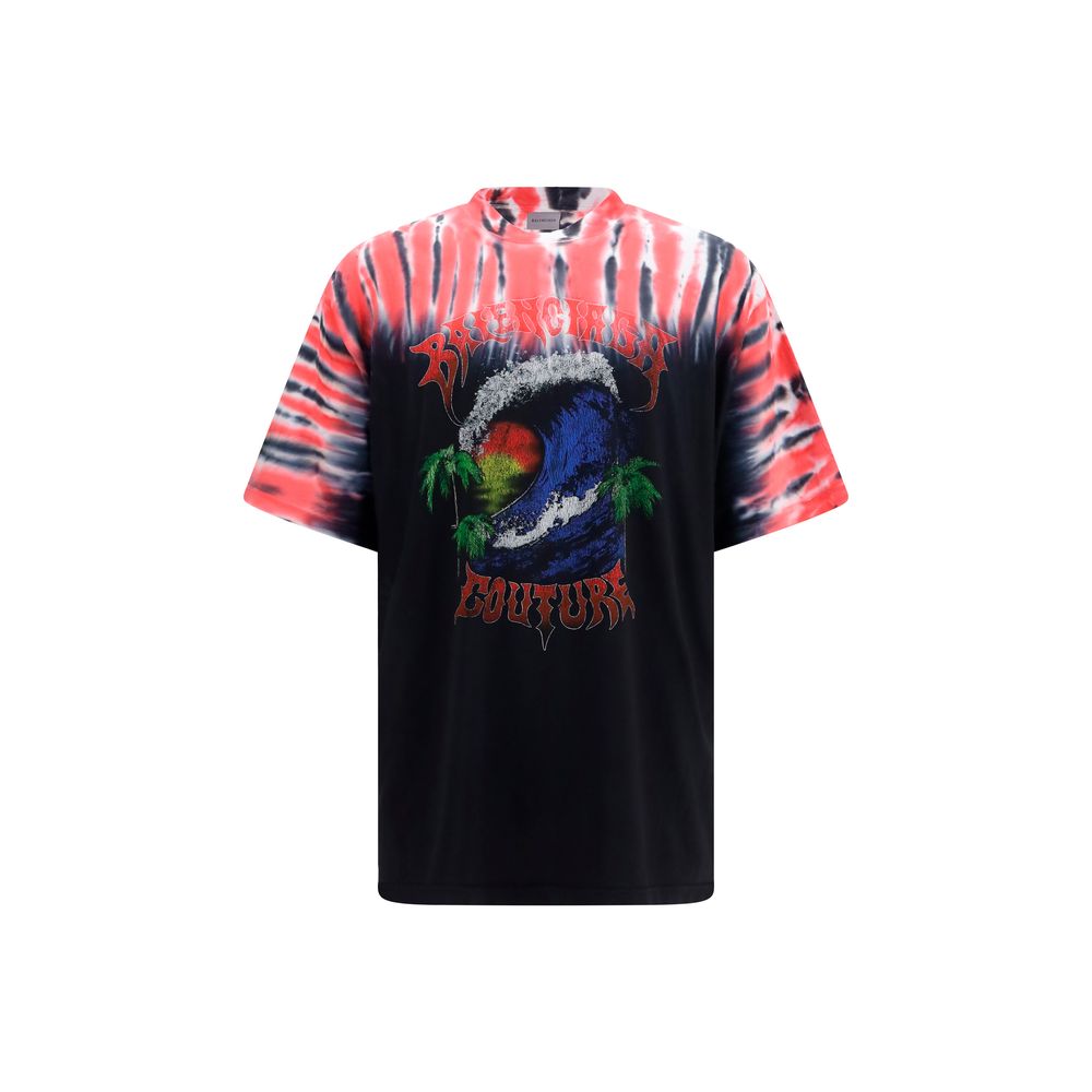 Balenciaga Multicolor Cotton T-Shirt | Regal Royce