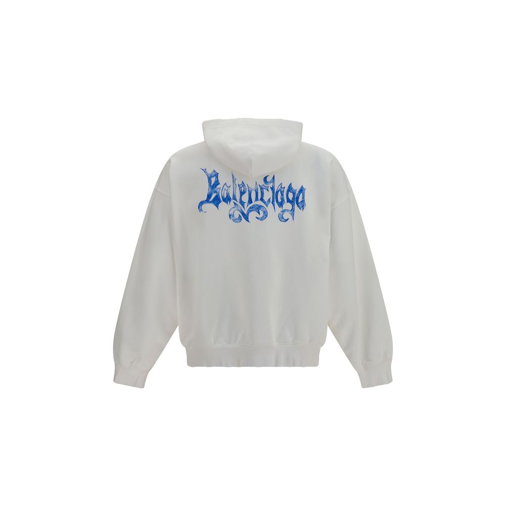 Balenciaga White Cotton Sweatshirt | Regal Royce