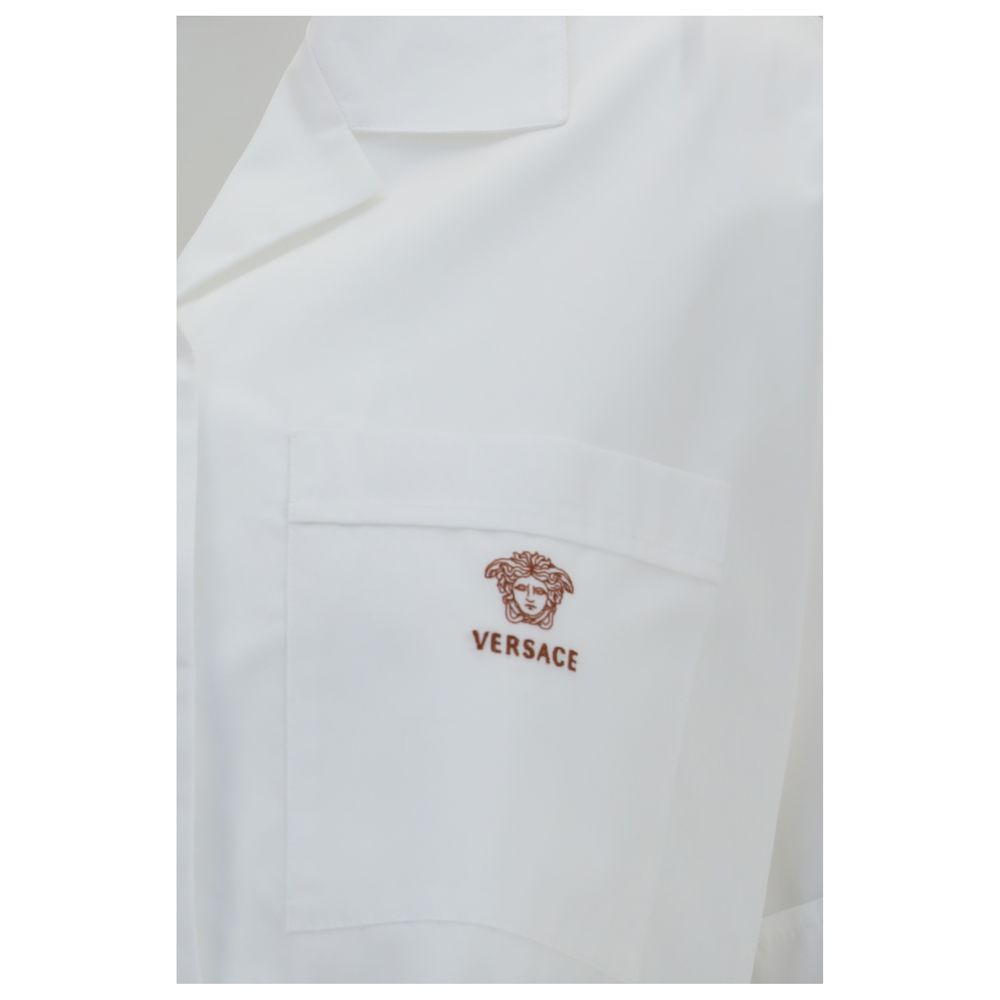 Versace White Cotton Dress Shirt | Regal Royce