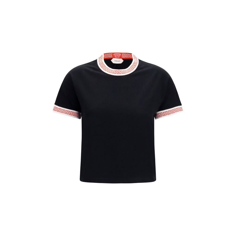 Versace Black Cotton T-Shirt | Regal Royce