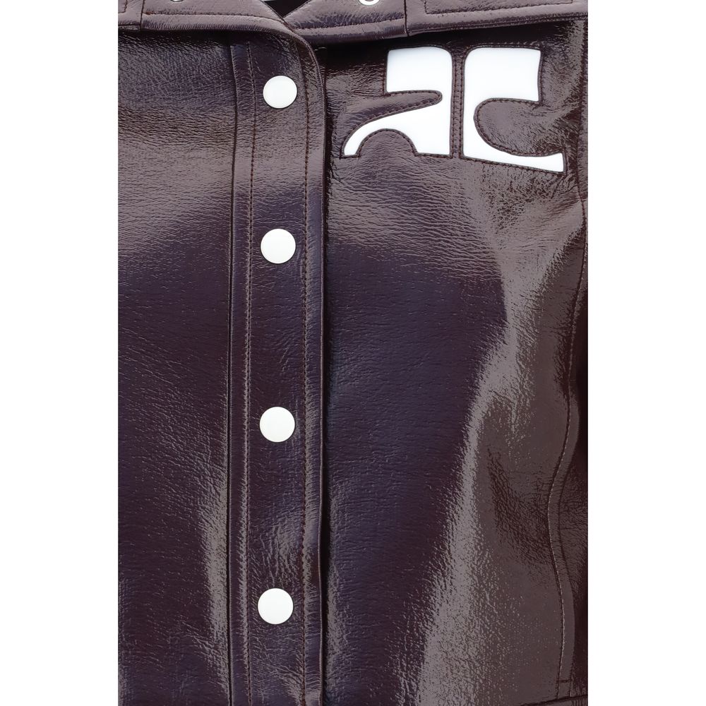 Courrèges Bordeaux Cotton Jacket | Regal Royce