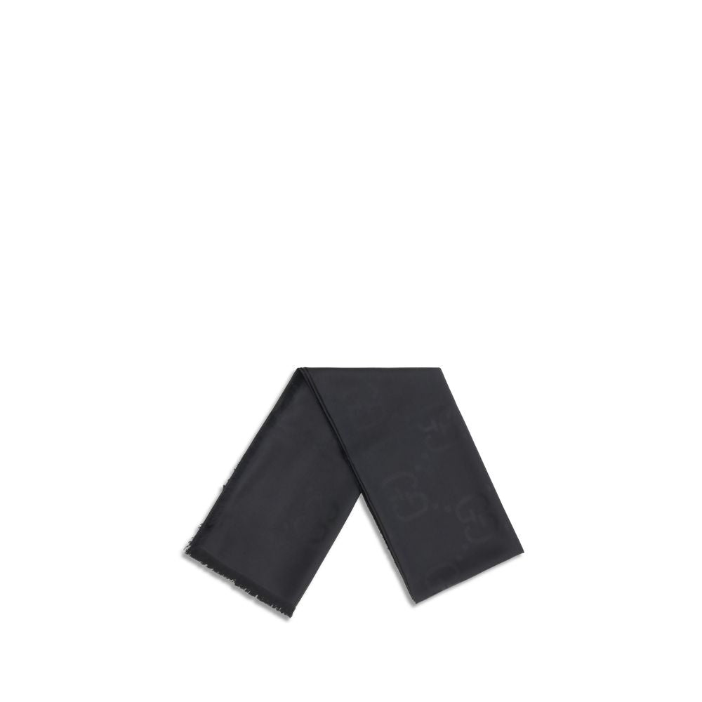 Gucci Black Wool Oves Aries Scarf | Regal Royce