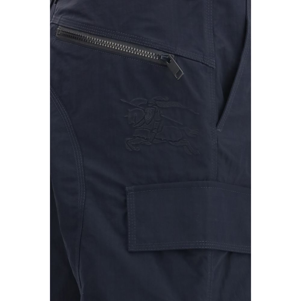 Burberry Blue Polyamide Cargo Pants | Regal Royce