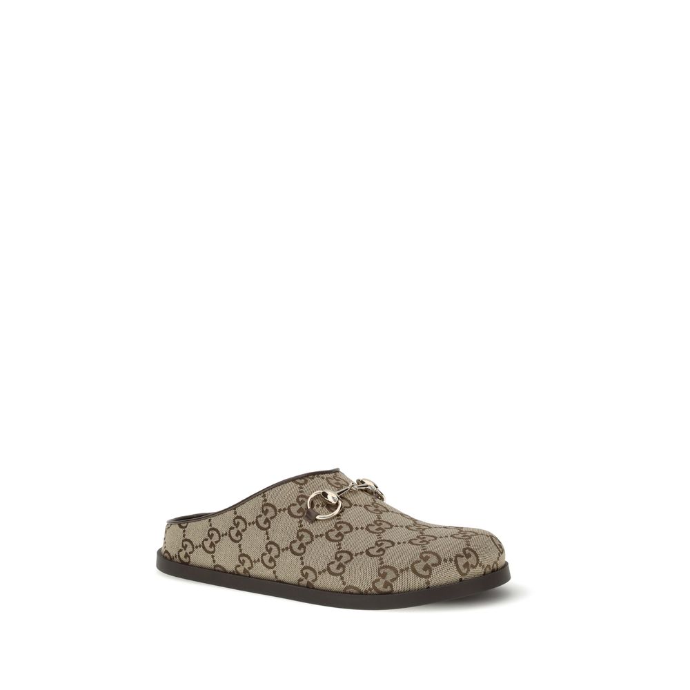 Gucci Beige Rubber Mules | Regal Royce
