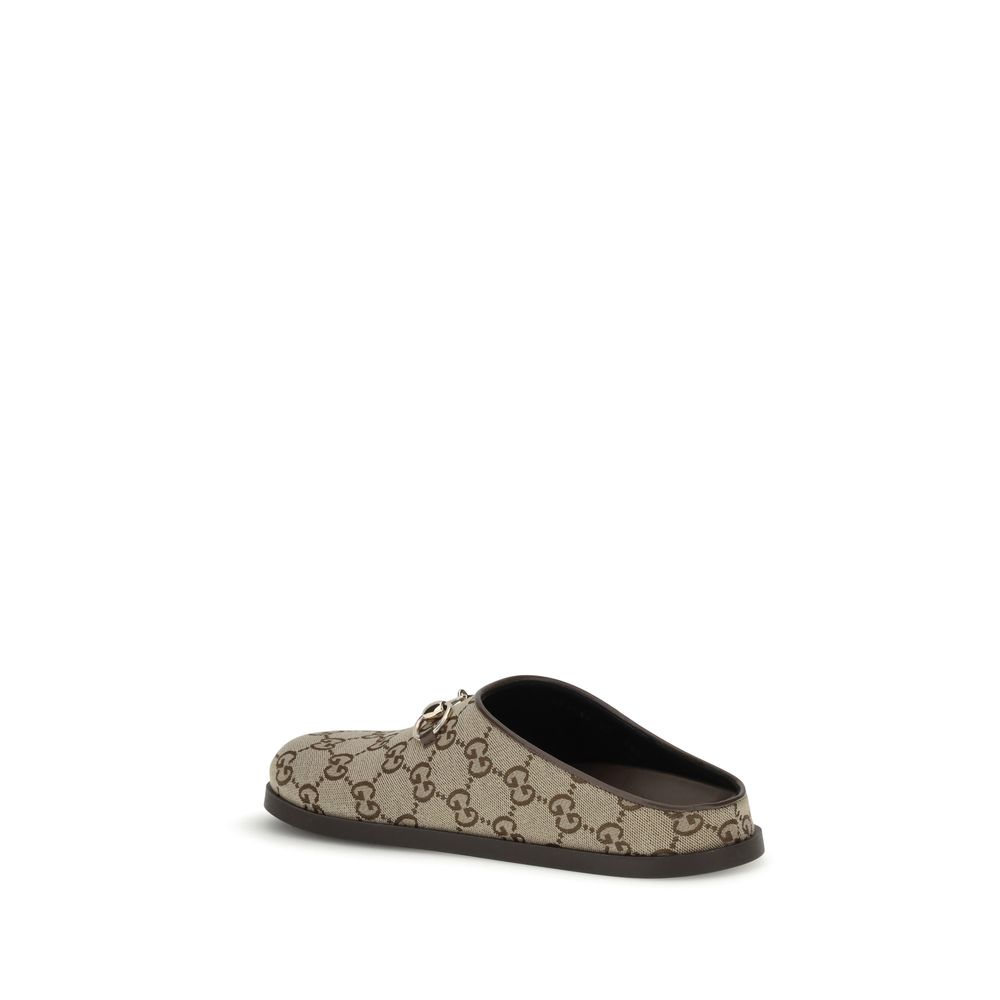 Gucci Beige Rubber Mules | Regal Royce