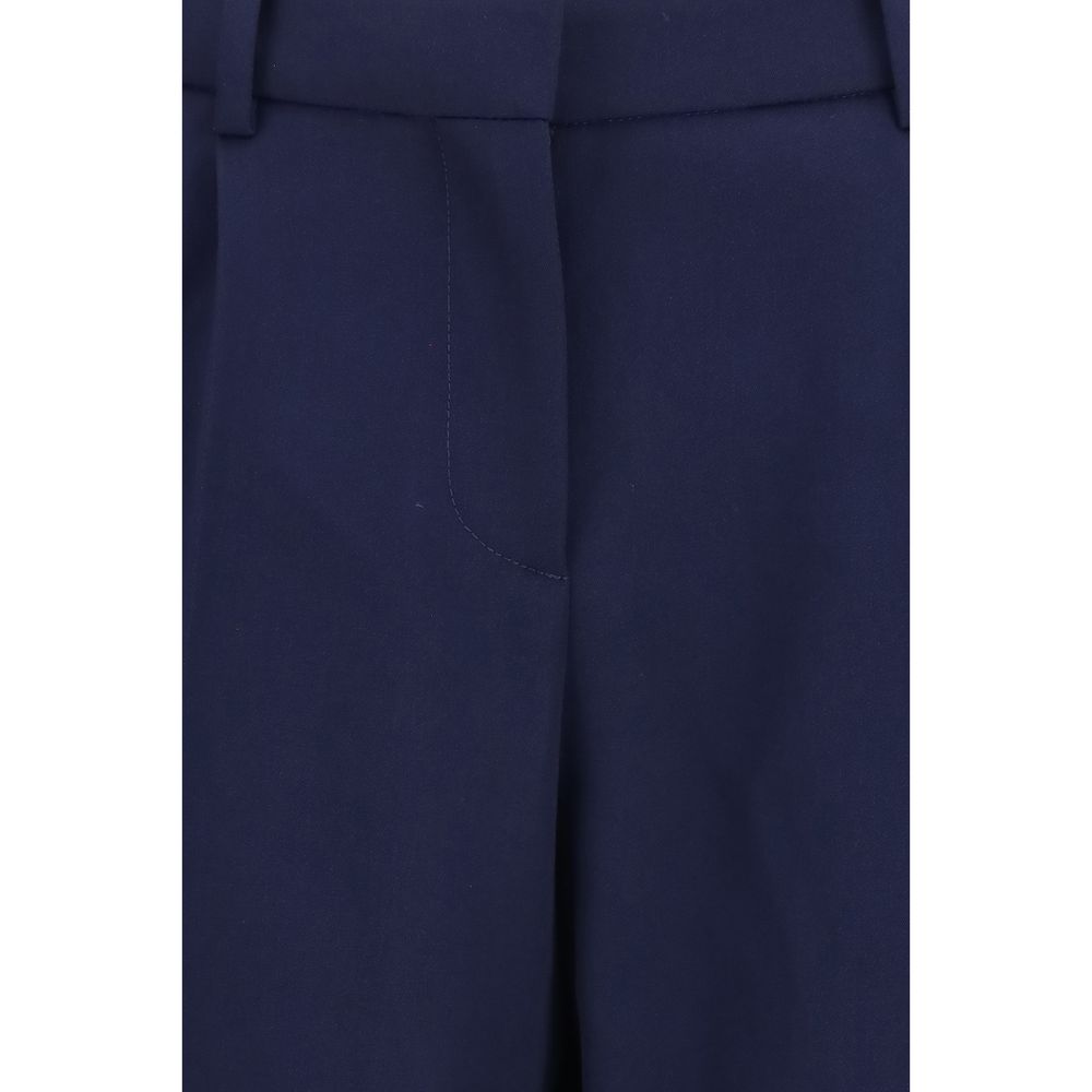 Balenciaga Blue Wool Oves Aries Pants | Regal Royce