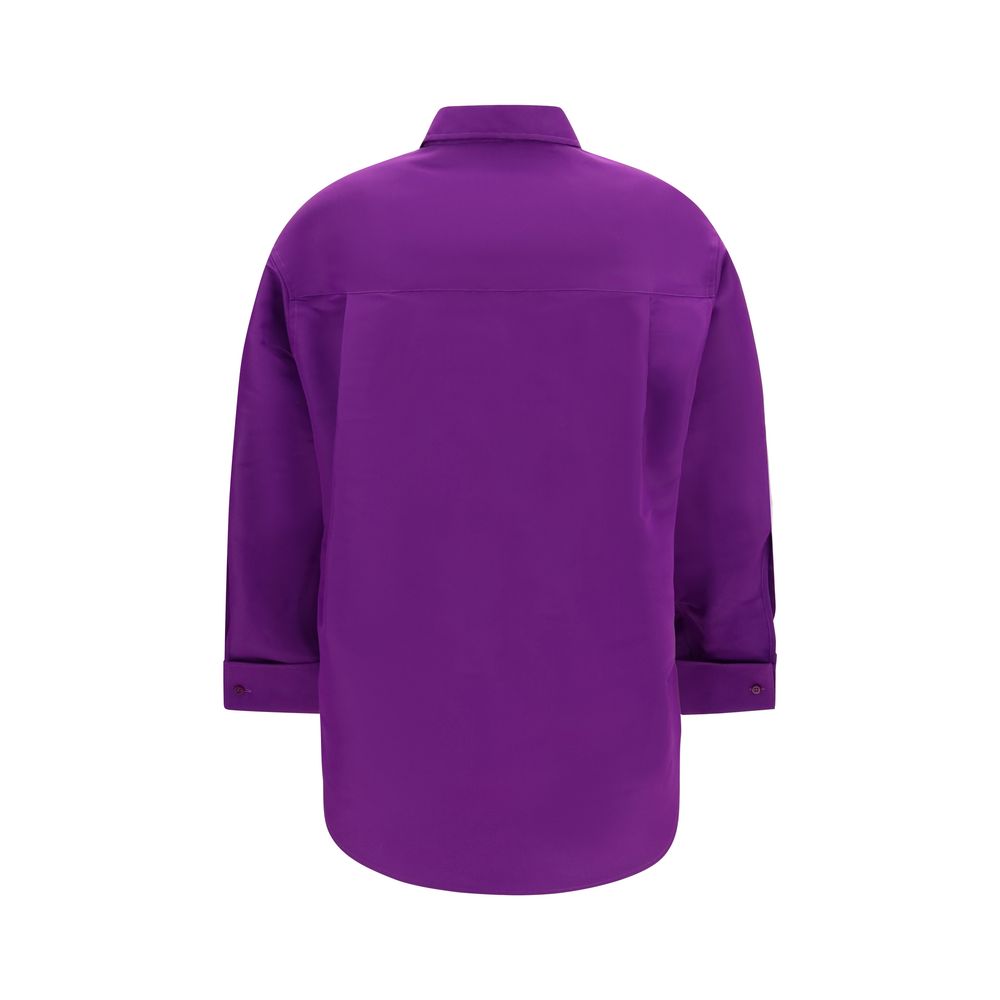 Balenciaga Purple Cotton Shirt | Regal Royce
