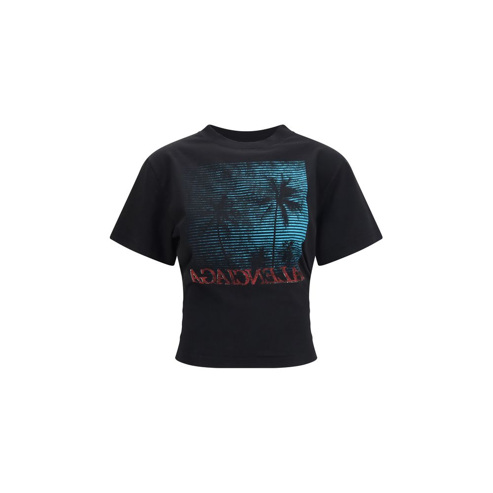 Balenciaga Black Cotton T-Shirt | Regal Royce