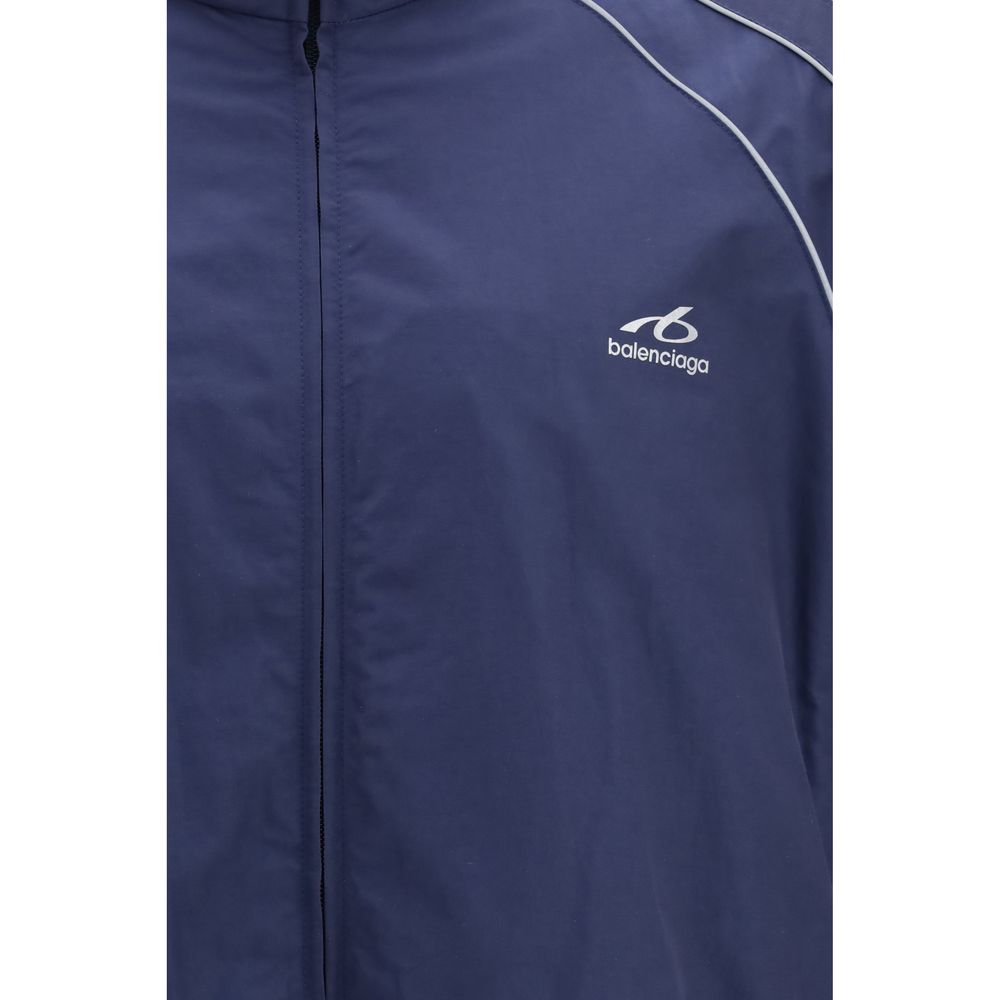 Balenciaga Blue Cotton Shell Jacket | Regal Royce