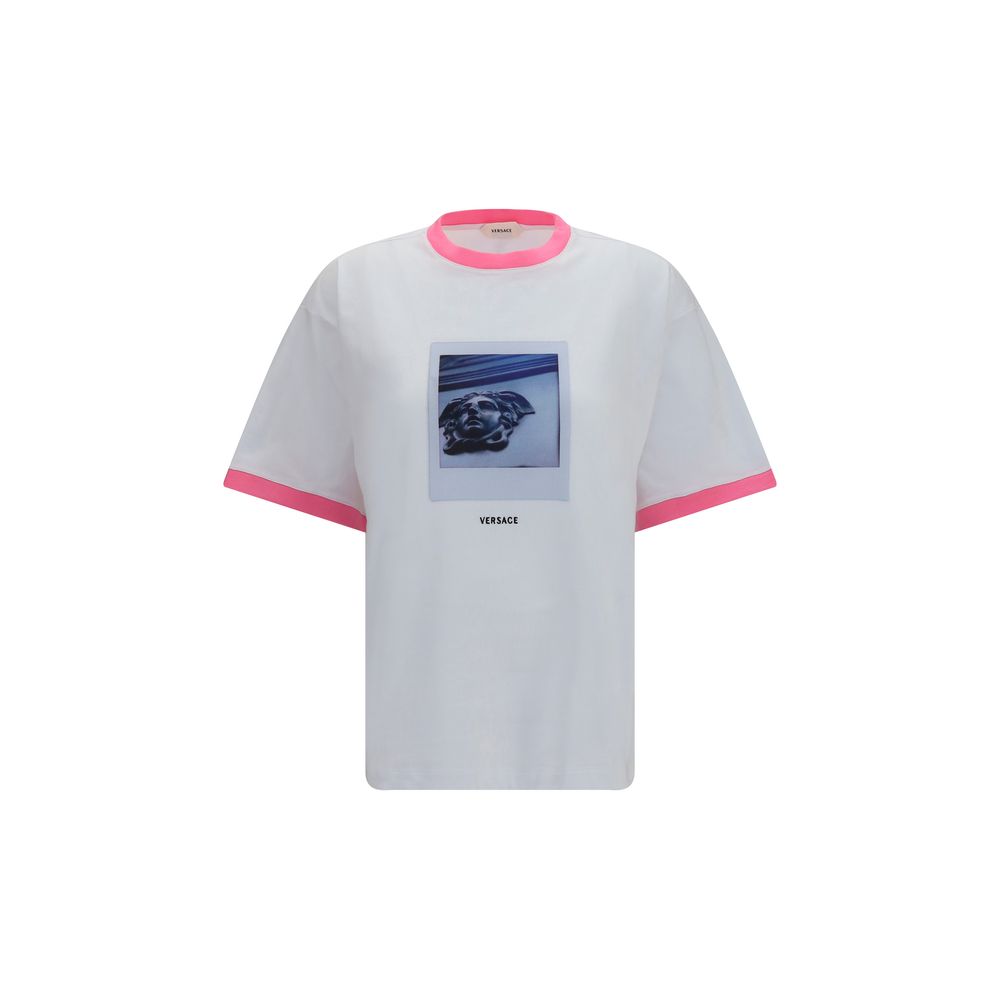 Versace White Cotton T-Shirt | Regal Royce