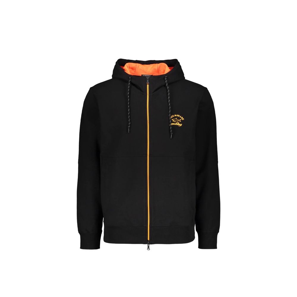 Paul & Shark Black Cotton Sweatshirt | Regal Royce
