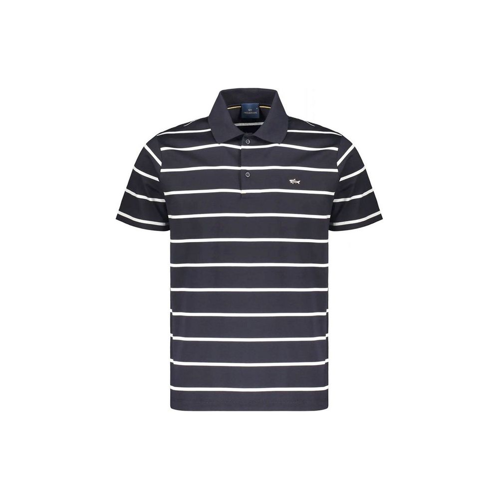 Paul & Shark Blue Cotton Polo Shirt | Regal Royce