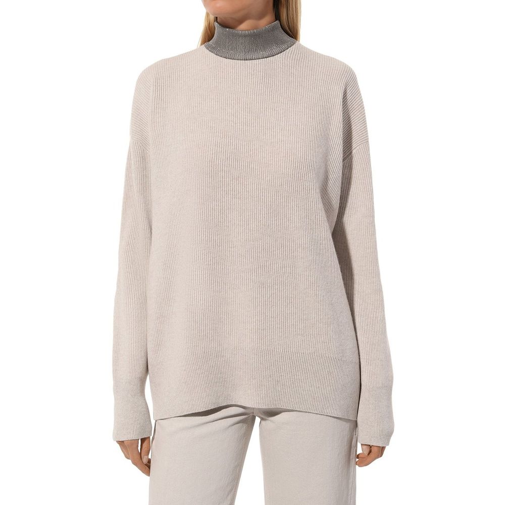 Brunello Cucinelli Beige Cashmere Sweater | Regal Royce