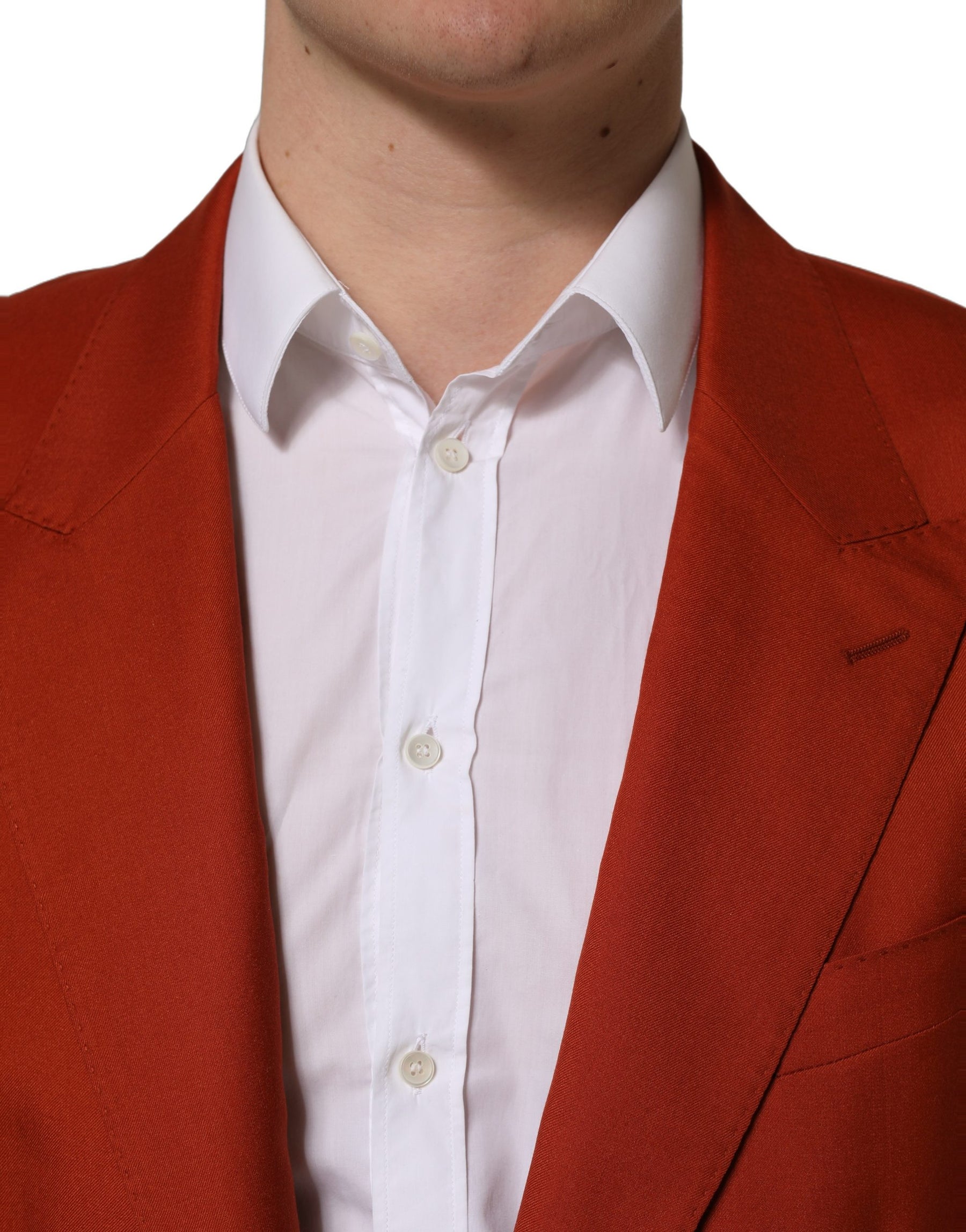 Dolce & Gabbana Red Cashmere Single Breasted Blazer Jacket | Regal Royce