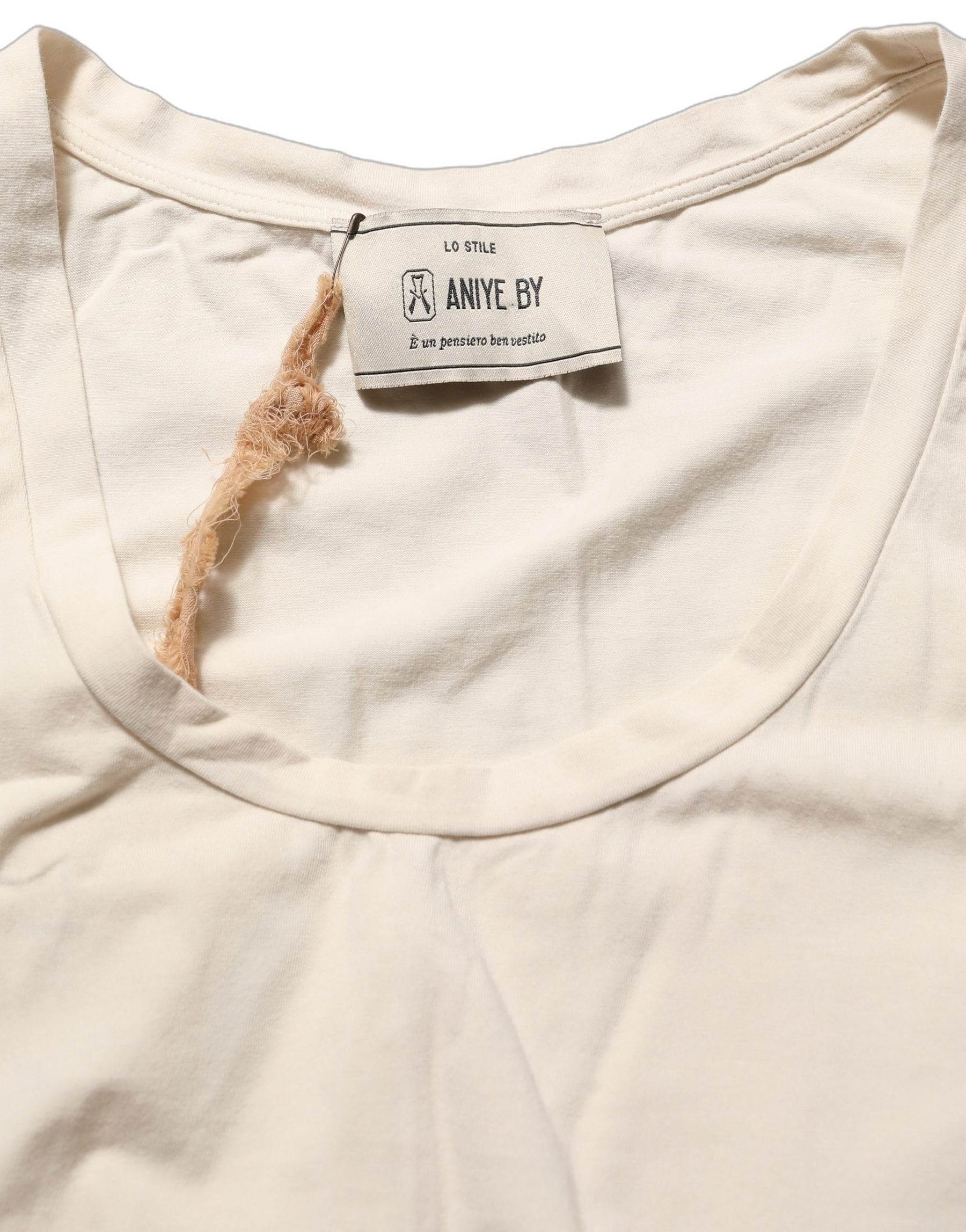 Aniye By Beige Viscose Sleeveless Round Neck Women Tank Top | Regal Royce