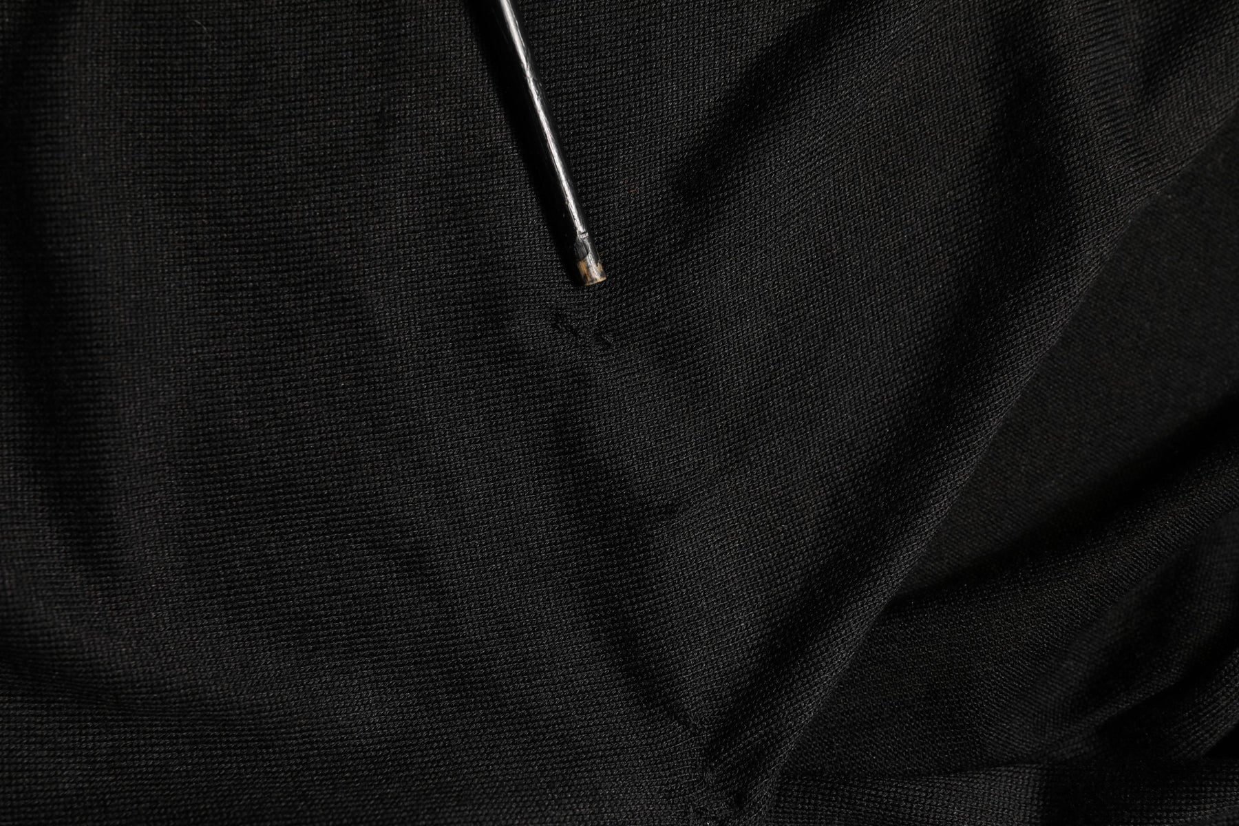 Dolce & Gabbana Black Silk Long Sleeves Draped Blouse Top | Regal Royce